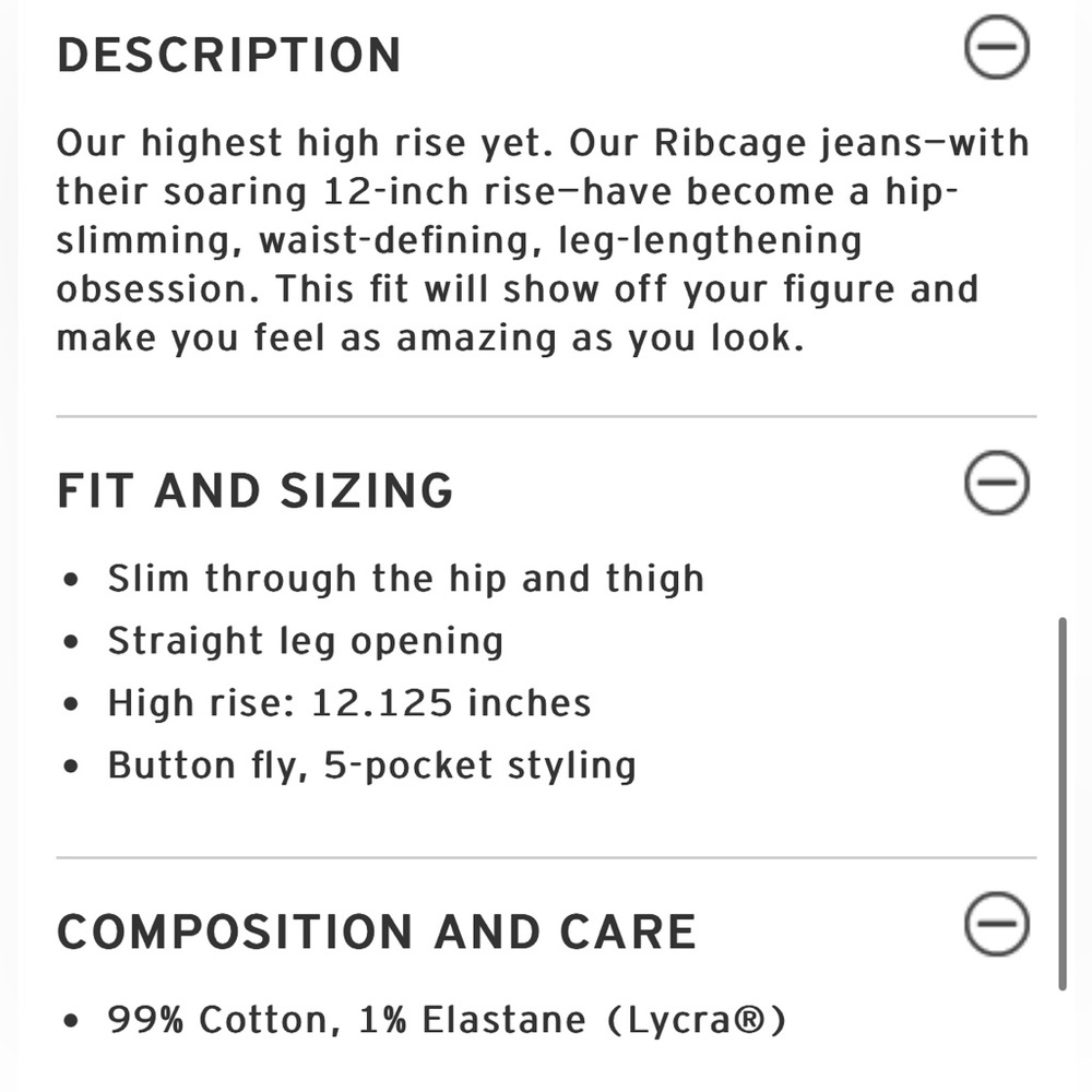 Levi’s Ribcage Premium Denim Jeans Straight Ankle Distressed High Waist 26 / 8 - Picture 15 of 15